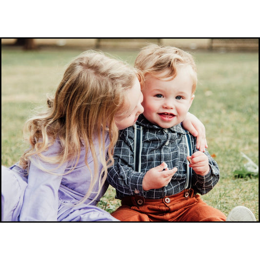 Cozy Family Woven Blanket - Perfect Gift for Grandma and Grandpa